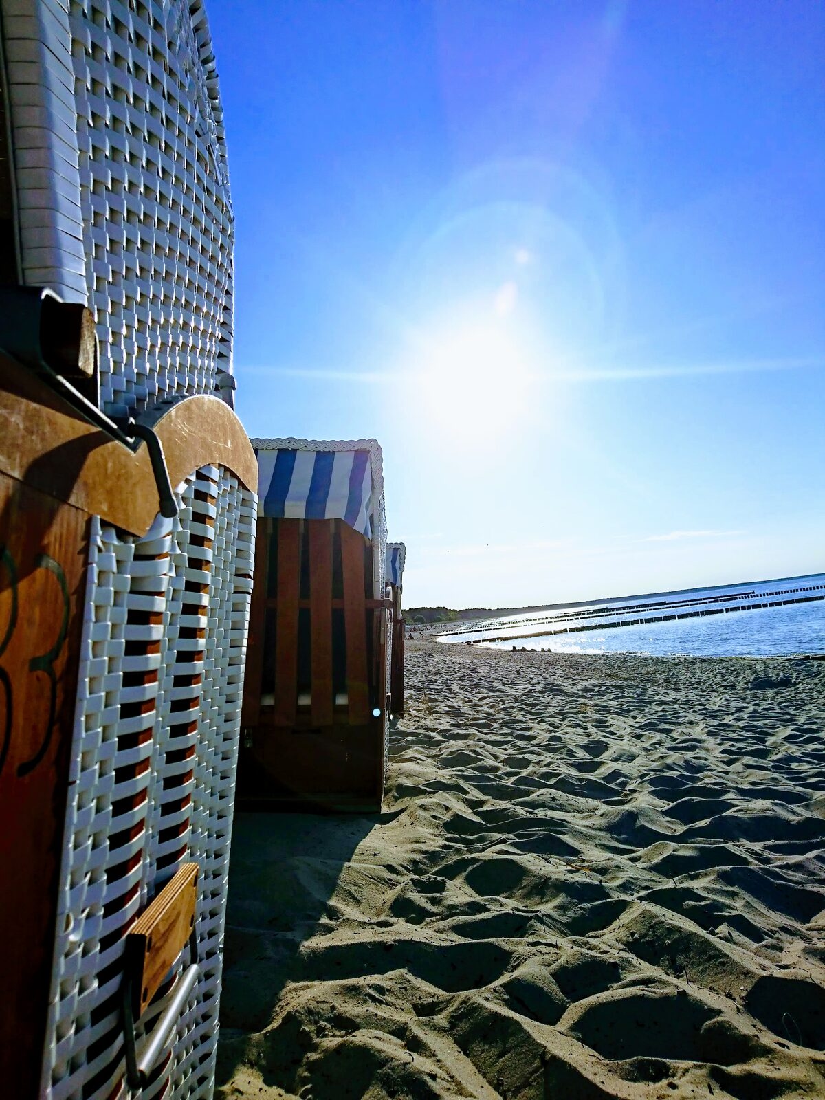 Strandkörbe am Strand
